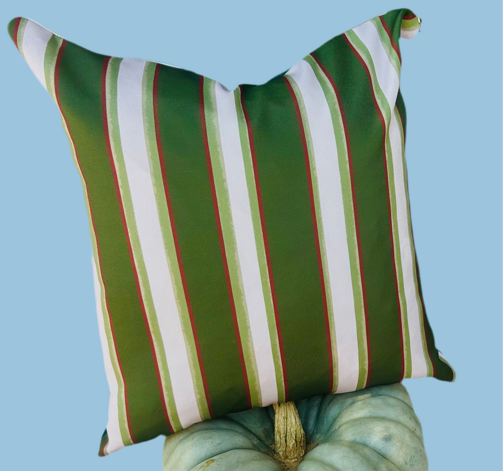 Olive color outdoor pillow