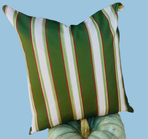 Olive color outdoor pillow