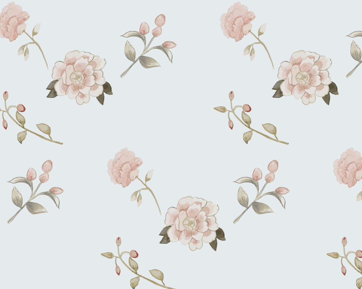 Floral scattered