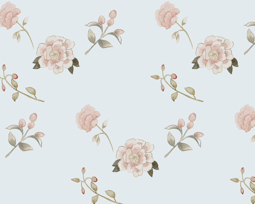 Floral scattered