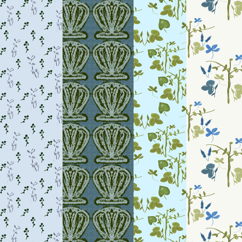 Fall Wrapping paper set of 4