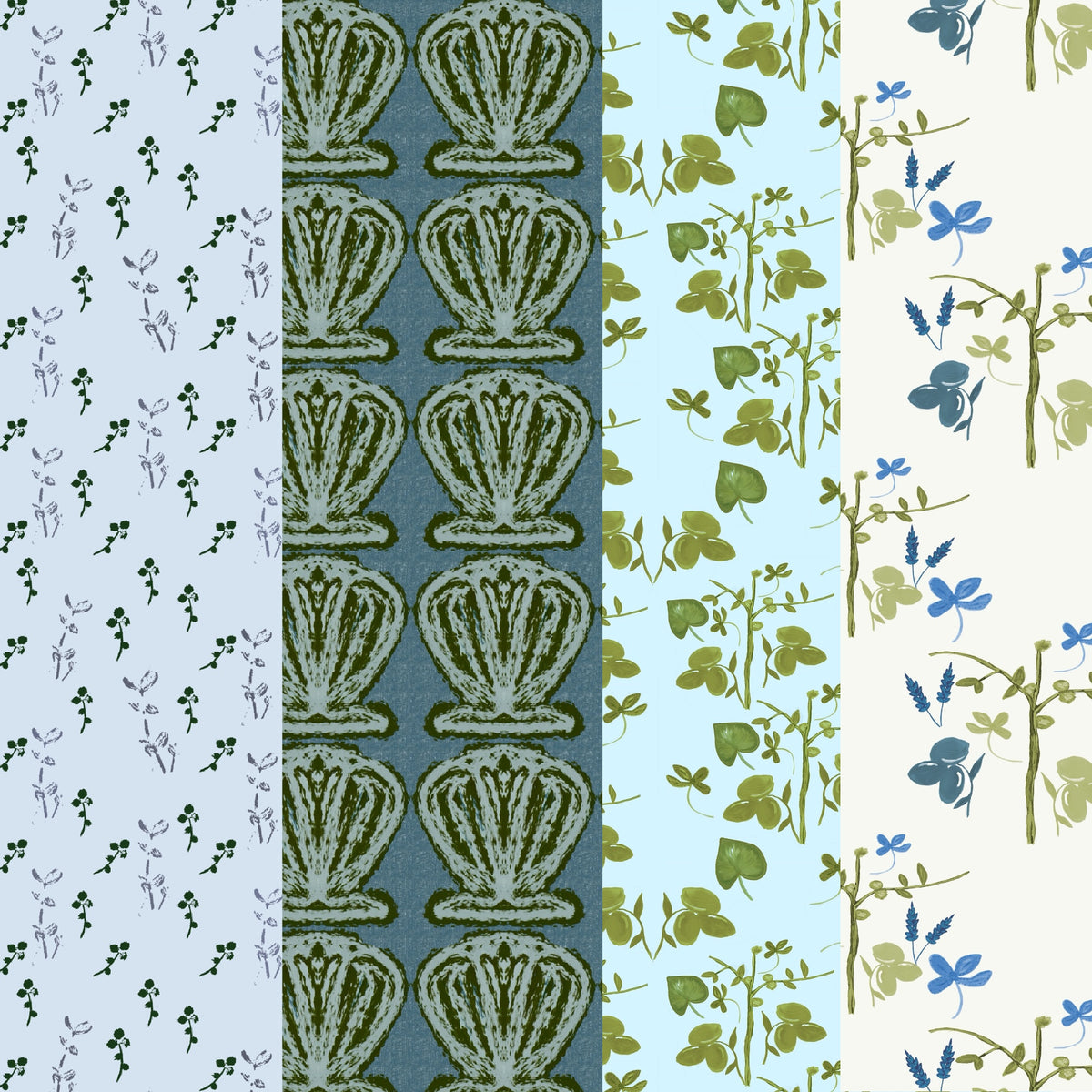 Fall Wrapping paper set of 4