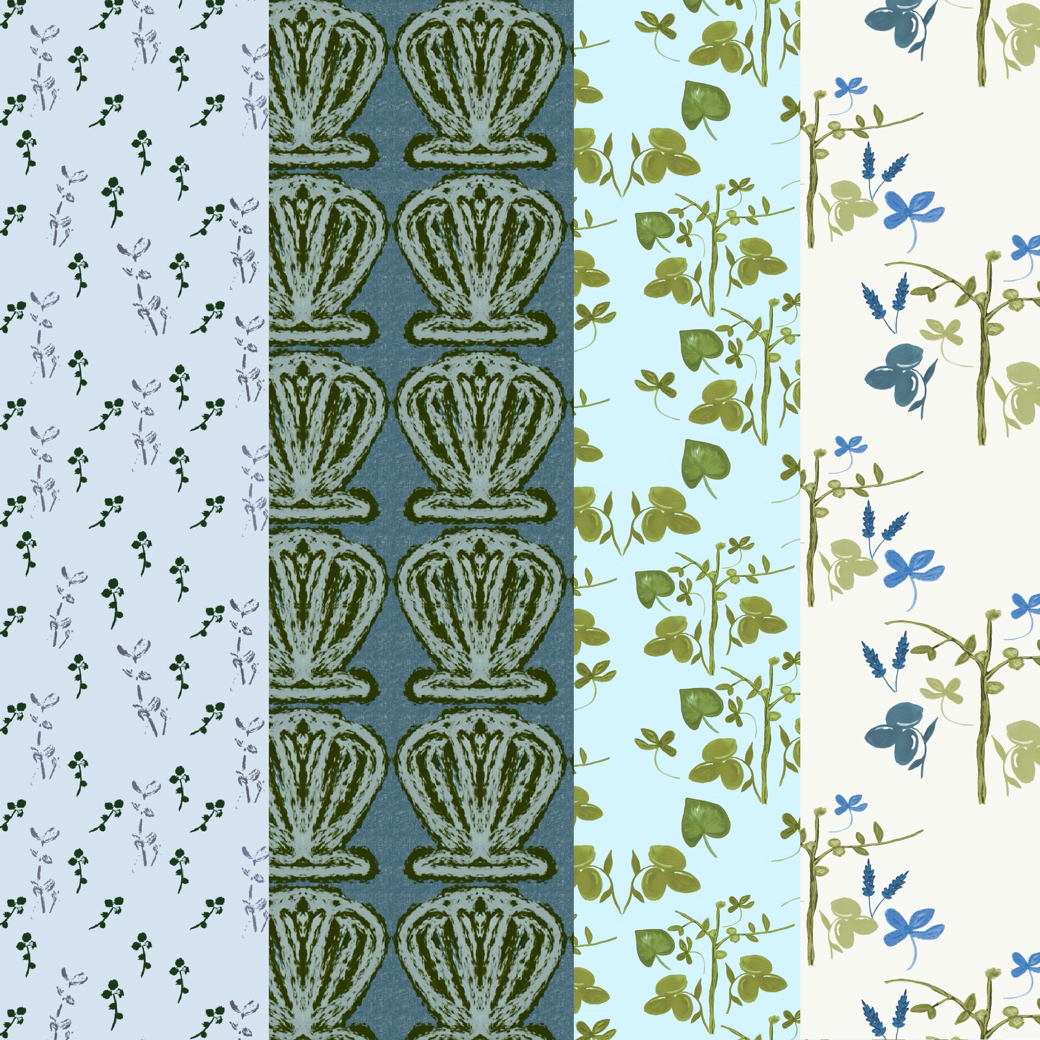 Fall Wrapping paper set of 4